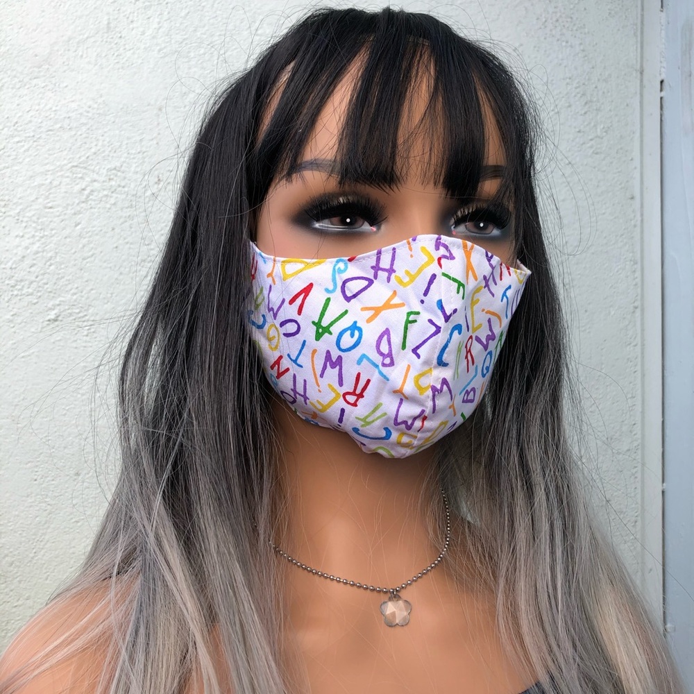 Beautiful Unique Handmade Masks โจ Alphabet drop ๐ - Picture 3 of 4
